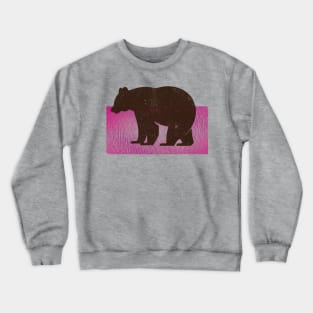 Bear on background Crewneck Sweatshirt